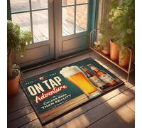 CTDF Stuff For Boys Room Free Beer On Tap: Adventure Colder Than Reality Doormat Indoor Welcome Mat Outdoor Winter Rug(65X90CM)