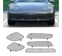 CTDOESO 5Pcs Radiator Grille Guards,Front and Center Bumper Grille Mesh Inlet Screens Protection Radiator Guard Inserts Set for Porsche 986 Boxster/S 1997-2002