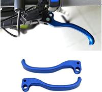 CTDOESO CNC Billet 6061 Aluminum Replacement Left and Right Brake Lever Set Pivot Short Brake Clutch Levers for Sur Ron Segway (Blue)