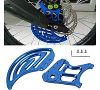 CTDOESO Rear Brake Disc Guard and Caliper Cover, CNC Billet Rear Sprocket Protective Cover Rear Disk Guards Rotor Adapter Brake Caliper Protector for Sur-Ron MX and X Bike and for Segway X260 (Blue)