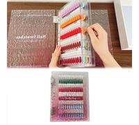 CTDWNT Magnetic Nail Swatch Book,Nail Color Display Book Nail Swatch,240pcs Sample Display Book Nail Gel Color Card Book, No Need Pasting, No Need Glue,Nail Art Salon Design Booklet for Manicurist