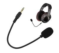 CTDWNT Portable 3.5mm Wired Stereo Studio Gaming Headset Mic Voice Microphone Recorder Phone HD For Cell K7G4 Mini Laptop Mono