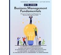 CTE-2100: Business Management Fundamentals: Full Workbook with Answer Keys & Lecture Notes (B&W) (CTE Business & Entrepreneurship)