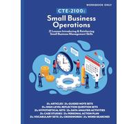 CTE-2100: Small Business Operations: Workbook Only (B&W) (CTE Business & Entrepreneurship)