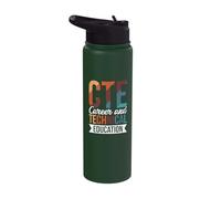 CTE Career and Technical Education Stainless Steel Insulated Water Bottle