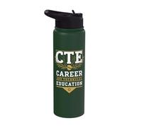 CTE Career and Technical Education Stainless Steel Insulated Water Bottle