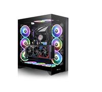 CTE E600 MX Black Mid Tower E-ATX Case with Centralized Thermal Efficiency Design; Interchangeable Mesh & TG Front Panel; 3Way VGA Mounting Bracket; 400mm PCIe4 Riser Cable Included; CA-1Y3-00M1WN-00