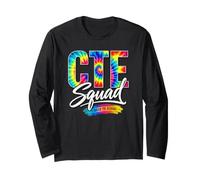 CTE Squad Tie Dye Back to School Career Technical Education Long Sleeve T-Shirt