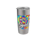 CTE Squad Tie Dye Back to School Career Technical Education Stainless Steel Insulated Tumbler