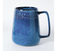 Cteahrow Large 24 OZ/700ml Ceramic Coffee Mugs, Capacity Mug with Handle,Tea Cup,Dishwasher Microwave Safe,for Office and Home (Sky Blue)