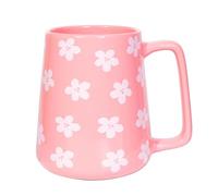 Cteahrow Large 24 OZ/700ml Ceramic Coffee Mugs, Capacity Mug with Handle,Tea Cup,Dishwasher Microwave Safe,for Office and Home (Pink)