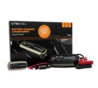 CTEK 40-362 MXS5.0 Value Pack, containing MXS5.0 Charger, protective Bumper, Comfort Connector and a FREE 5000mAh power bank