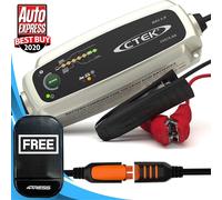 CTEK MXS 3.8 12v 3.8A Car Van Caravan 7 Stage Automatic Smart Battery Charger+M✅