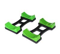 CTForest Dumbbell Rack, Pack of 2, Compact, Green, Plastic, A-Frame, 10 x 10 x 10 cm, Dumbbell Stand
