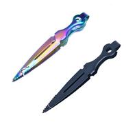 CTForest Shisha Tongs, Pack of 2, Stainless Steel, Black, 23 x 2.5 cm