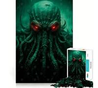 Cthulhu Awakening 1000 Piece Jigsaws for Teenagers Puzzle Cognitive Boost Perfect Connection Fun Play (50x75cm)