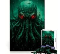 Cthulhu Awakening 1000 Piece Jigsaws for Teenagers Puzzle Cognitive Boost Perfect Connection Fun Play (50x75cm)
