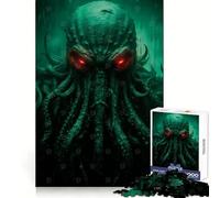 Cthulhu Awakening Adult Jigsaw Puzzles1000 Pieces DIY Play Perfect Connection Pattern Assemble Art Display (38x52cm)