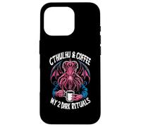 Cthulhu & Caffeine Dark Passions, Vintage Cthulhu Coffee Case for iPhone 16 Pro