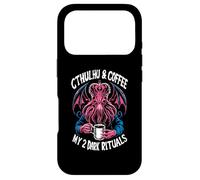 Cthulhu & Caffeine Dark Passions, Vintage Cthulhu Coffee Case for iPhone 17 Pro