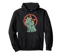 Cthulhu Cat Cosmic Horror Funny Lovecraft Kitty Pullover Hoodie