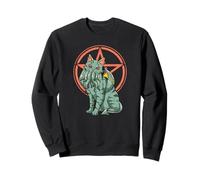Cthulhu Cat Cosmic Horror Funny Lovecraft Kitty Sweatshirt
