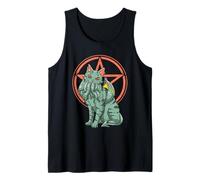 Cthulhu Cat Cosmic Horror Funny Lovecraft Kitty Tank Top