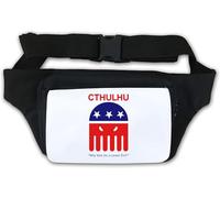 Cthulhu Election Why Vote for A Lesser Evil Waist Bag Fanny Pack White