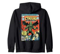 Cthulhu Lord of Madness, Vintage Comic Book Cover Zip Hoodie