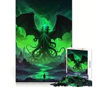 Cthulhu Mythos Art 1000 Piece Jigsaws for Adults Stress Free Nice Thick Happy Challenge Premium Gift (38x52cm)