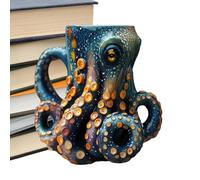 Cthulhu Octopus Mug, Octopus Coffee Mug, Cthulhu-Inspired Pirate Tankard, 3D Kraken Medieval Dragon Cup, Handmade Resin Drinking Cup with Cthulhu Tentacle for Bar Restaurant Home Decor