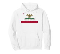 Cthulhu Republic California Flag Funny Cosmic Horror Cthulhu Pullover Hoodie