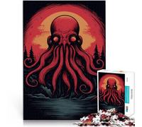 Cthulhu Rising1000 Pieces Jigsaw Puzzles for teenagers for Educational Game Challenge Toy is ideal as gifts for the whole family 38x26cm