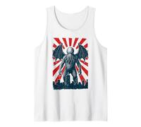 Cthulhu Tokyo Poster, Vintage Eldritch Cosmic Horror Tank Top