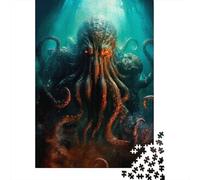 Cthulhus Dominion 1000-Piece Jigsaw Puzzle for Adults, 52x38cm/1000pcs, Quiet Home Activity, Weekend Downtime And Year-Round Leisure