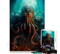 Cthulhus Dominion Jigsaw Puzzles 1000 Pieces for Adults Decompress Game Tight Joint Home Enjoyable (38x26cm)