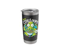 Cthuloops - Cthulhu Cereal Parody - Funny Cthulhu Stainless Steel Insulated Tumbler