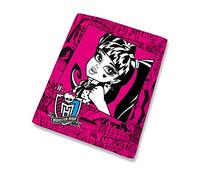 CTI 041217 Monster High Frame Fleece Blanket 110 x 140 cm Pink