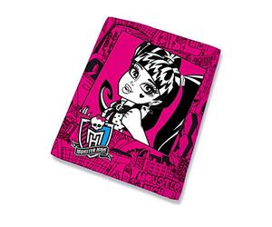 CTI 041217 Monster High Frame Fleece Blanket 110 x 140 cm Pink