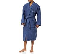 CTI PSG Parisian Adult Bathrobe | 100% Cotton | Oeko-TEX | Size M | Embroidered Man | Blue