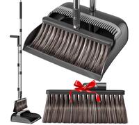 CTIME 2025 New Pet Hair Cleaning Special Broom and Dustpan Set, Dense Brush, No Trace Left After Scanning for Home Kitchens, Bedrooms, Offices, and Lobbies, etc Upright Design