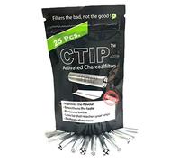 CTIP - World's Only Cone Shaped Smoking Filter with Activated Charcoal - 25 Pieces