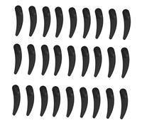 CTIRCHIU 100pcs Small Cosmetic Facial Cream Spoons for Eye Cream Essence Application Lightweight Beauty Spatulas Portable Black