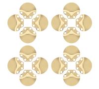 CTIRCHIU 100pcs Stainless Steel Scale Armor Making Materials for Medieval Armor Building Lightweight and Enhanced Flexibility for Renaissance Fair and Historical Costume Supplies