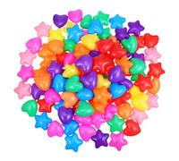CTIRCHIU 100Pcs Star Heart Shaped Ocean Balls for Indoor Playpens Crush Play Balls for Fun Party Favors for Theaters Pools Unique Design Enhances Imaginative Play