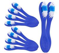 CTIRCHIU 10Pcs Mini Toothbrush for Prisons Soft Handle Toothbrushes with Design Portable Durable Oral Care for Inmates Prevent Self Harm for Rehabilitation