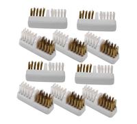 CTIRCHIU 10pcs Multifunctional Nail Art Cleaning Brush Wire Dust Brush for Nail Drill Bits Efficient Stain Removal Tool for Home and Industrial Use Enhance Productivity Easy to Carry