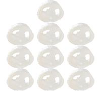 CTIRCHIU 10pcs Natural Loofah Dish Sponges in Beige, Comfortable to Use and Does Not Absorb Smell, Eco-Friendly Kitchen Cleaning Tools for Washing and Household Supplies