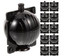 CTIRCHIU 10Pcs Small Black Root Propagation Growing Boxes High Pressure Air Layering Rooting Ball Kit for Tree Grafting and Plant Root Development in Gardening