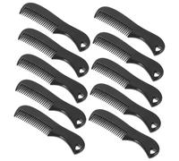 CTIRCHIU 10pcs Travel Beard Comb Portable Pocket Styling Comb for Men Fine Teeth Grooming Accessory for Detangling and Smoothing Beards -ups